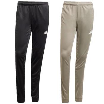 Adidas 排汗長褲 男裝 拉鍊口袋 黑/灰綠【運動世界】JE5698/JI8400