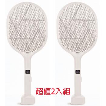 zushiang 日象 USB座充式二合一捕蚊拍/燈 ZS-SM230(超值2入組)