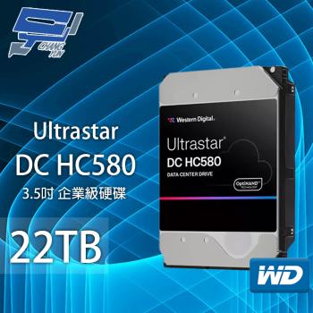 昌運監視器 WD Ultrastar DC HC580 22TB 企業級硬碟 (WD722422ALE6L4)