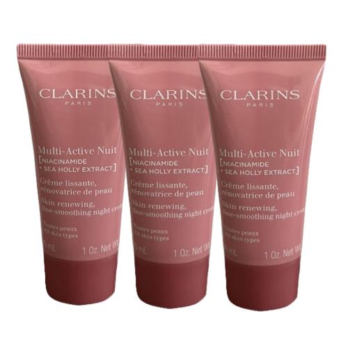 CLARINS 克蘭詩 漾采肌活熬夜霜15ml*3入-航空版