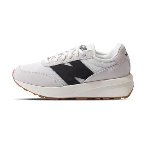New Balance NB 370 男鞋 女鞋 米白黑色 D楦 膠底 拼接 麂皮 復古 情侶 休閒鞋 U370CA