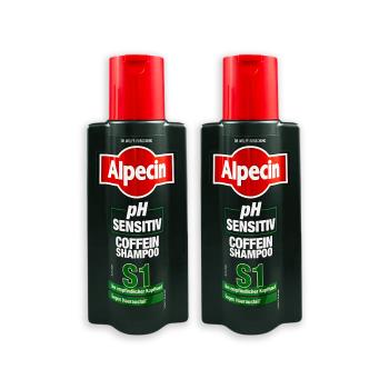 (2瓶超值組)德國Alpecin-強健髮根控油無矽靈咖啡因洗髮凝露250ml/瓶-S1溫和型(運動護髮洗髮精,男士調理頭皮洗髮液,0矽靈滋潤洗頭髮水)