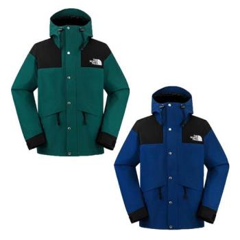 The North Face 北面 連帽防水外套 男裝 1986 綠/藍【運動世界】NF0A8AKJ586/NF0A8AKJF1T