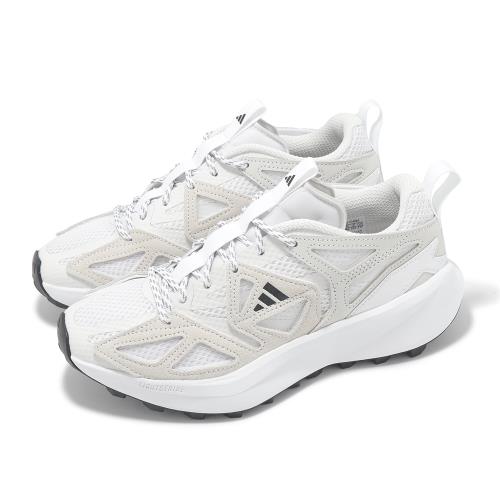 adidas 越野跑鞋 Kantai Trail 女鞋 白 黑 緩衝 拼接 山系 戶外 運動鞋 愛迪達 JH6836