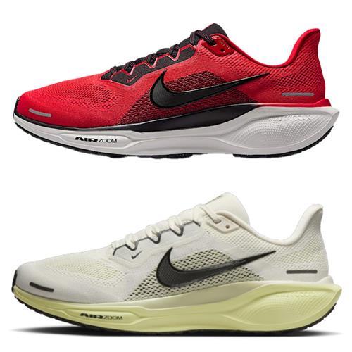 Nike 慢跑鞋 男鞋 Pegasus 41 紅黑/米綠【運動世界】FD2722-602/FD2722-109