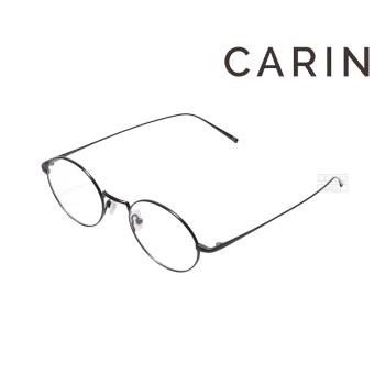 【CARIN】LIKA O C1 52mm NewJeans同款 鈦金屬 黑 光學眼鏡鏡框 公司貨