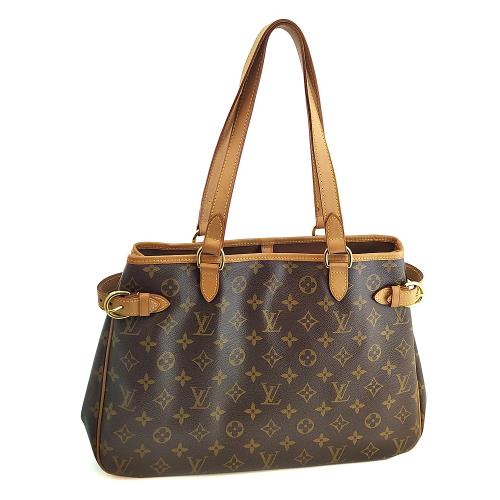 八五成新--LV Monogram經典字紋帆布肩背T形包