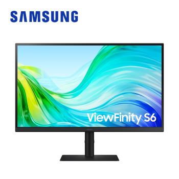 Samsung 27吋 ViewFinity S6 QHD 高解析度平面顯示器 S27F612EAC