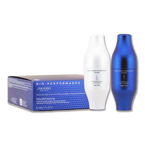 【SHISEIDO 資生堂】日夜分子玻尿酸精華 30ML + 30ML(效期至2026年08月)