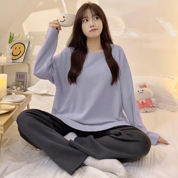 【藍尼居家】★帶胸墊睡衣居家服套裝(女睡衣/家居服/舒適/兩件式)