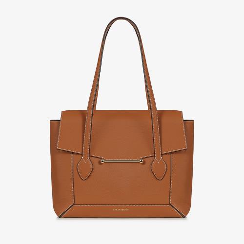 STRATHBERRY MOSAIC TOTE 肩背包-棕