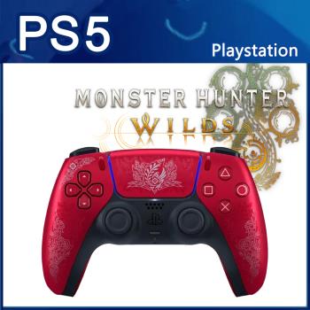 SONY 索尼PS5 DualSense 原廠無線控制器 魔物獵人 荒野 日本公司貨 保固三個月(特殊限量款)