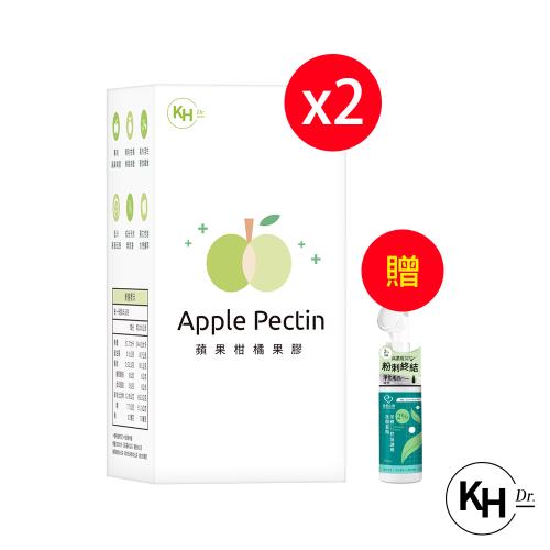 KHDr. 蘋果柑橘果膠15gx4包*2【贈】我的心機 2%茶樹控油淨化洗顏慕斯150ml*1
