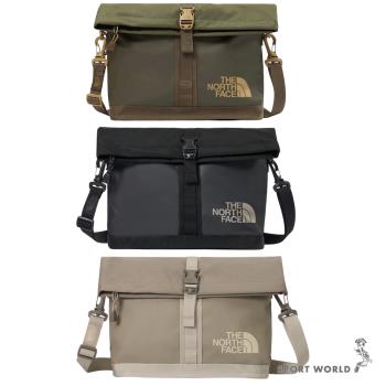The North Face 北面 斜揹包 側揹包 防潑水 綠/黑/棕【運動世界】NF0A8BK6B7I/BIA/BI3