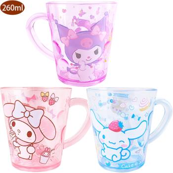 三麗鷗大耳狗美樂蒂酷洛米兒童水杯杯子漱口杯牙刷杯260ml K-0053/001542(生日禮物 聖誕節 平輸品)【卡通小物】