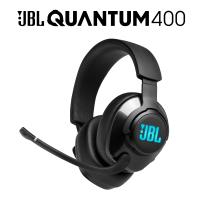 JBL Quantum 400 RGB 環繞音效 USB 有線電競耳機