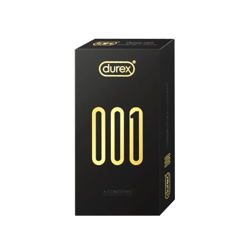 Durex杜蕾斯 001水性聚胺脂保險套 6入/盒