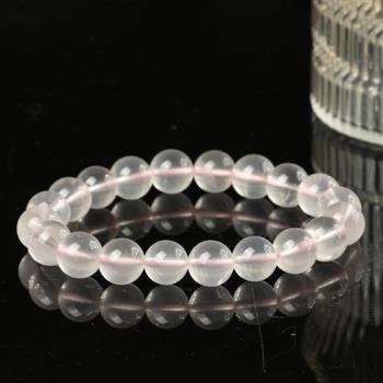 【米蘭精品】水晶手鍊串珠手繩-天然粉【米蘭精品】水晶手串6mm/8mm/10mm芙蓉晶男女飾品6款74ki14