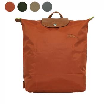 LONGCHAMP Le Pliage M 再生帆布中型折疊後揹包(任選) 10284 919