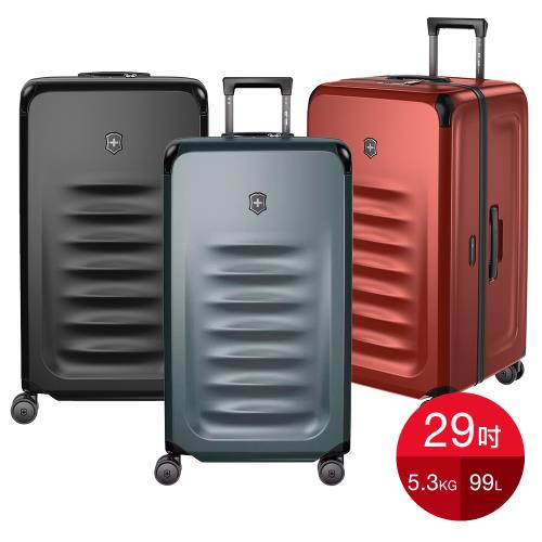 VICTORINOX 瑞士維氏Spectra 3.0 Trunk 29吋大型行李箱 / 旅行箱-黑/紅/灰色
