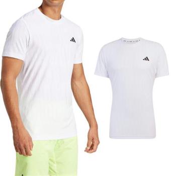 Adidas T Freelift Tee 男款 白色 運動 休閒 訓練 慢跑 上衣 圓領 短袖 JF4386