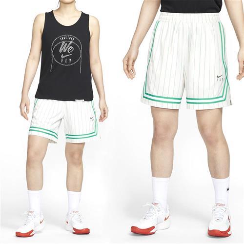 Nike Crossover SSNL SHRT 女款 白綠色 運動 休閒 籃球 抽繩 口袋 短褲 FZ5511-133