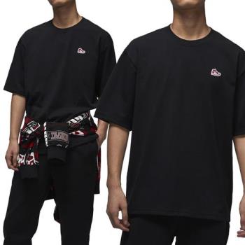 Nike J BRND BR SNKR PCH SS 男款 黑色 運動 休閒 圓領 上衣 短袖 HJ2327-010