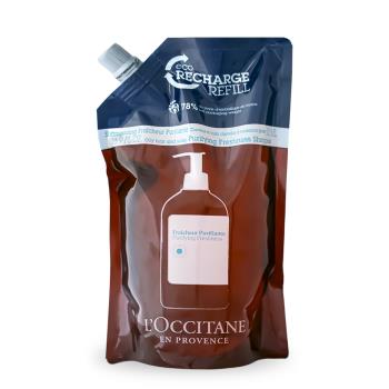 LOCCITANE 歐舒丹 草本淨涼洗髮乳補充包(500ml)-新版-國際航空版