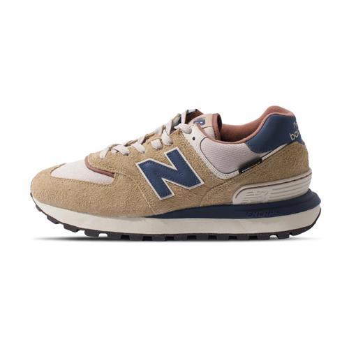 New Balance NB 574 男鞋 女鞋 米黃色 抗撕裂 麂皮 情侶 D楦 中性 復古 休閒鞋 U574LGMO