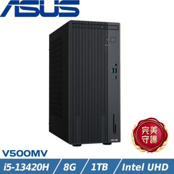 ASUS華碩 V500 Mini Tower 商用桌機 i5-13420H/8G/1TB SSD/W11/H-V500MV-13420H161W