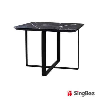 【SingBee 欣美】 石紋方型單層茶几CT60S(子母茶几 咖啡桌 客廳桌 桌子 茶几組合 置物桌)