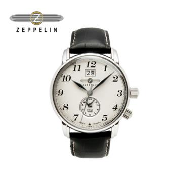 ZEPPELIN 齊柏林 76445 米色錶盤雙時區石英錶(男女錶 石英錶 雙時區)