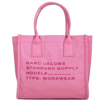 MARC JACOBS 帆布大肩背托特包(嫩粉色)