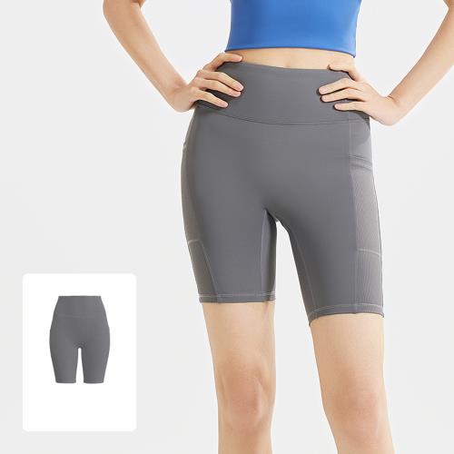 任-【ALLK 歐楷】促銷 口袋5分韻律瑜珈褲 3色(尺寸L-2XL/中大尺碼/運動/健身)