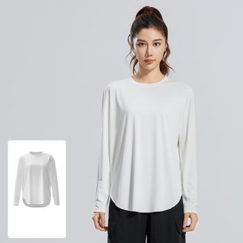 任-【ALLK 歐楷】促銷 冰絲涼感韻律瑜珈服上衣 4色(尺寸L-2XL/中大尺碼/運動/健身)