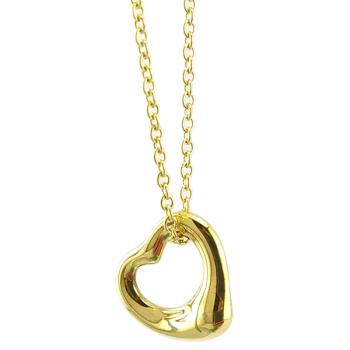 TIFFANY 18K金-經典Open Heart小愛心墜飾項鍊