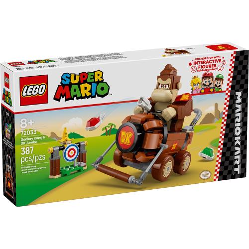 樂高積木LEGO 72033 202501 超級瑪利歐系列 - 瑪利歐賽車™－咚奇剛與DK巨型