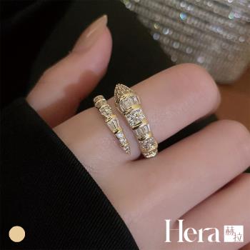 【HERA赫拉】輕奢鋯石蛇形戒指 H114031106