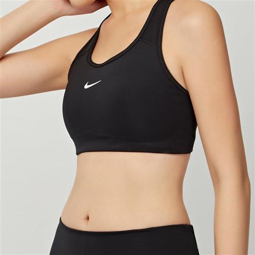 Nike swoosh bra pad 女款 黑色 中度 支撐 跑步 健身 運動 內衣 BV3637-010
