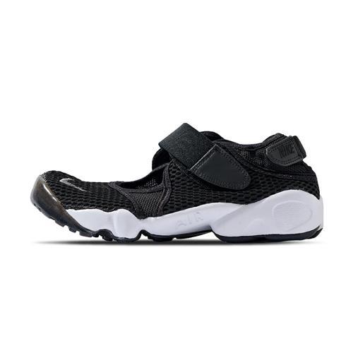 Nike Air Rift BR 男女 黑白 忍者鞋 魔鬼氈 涼鞋 848386-001