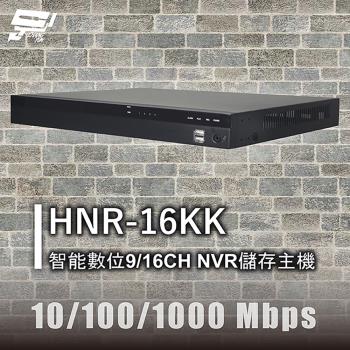 昌運監視器 HNR-16KK 16路 IP CAM錄放影機 10/100/1000 Mbps