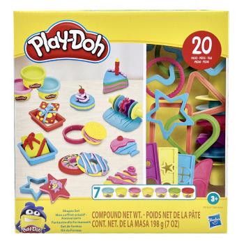 Play-Doh 培樂多黏土 創意小模具黏土遊戲組 SHAPES SET(F7384)
