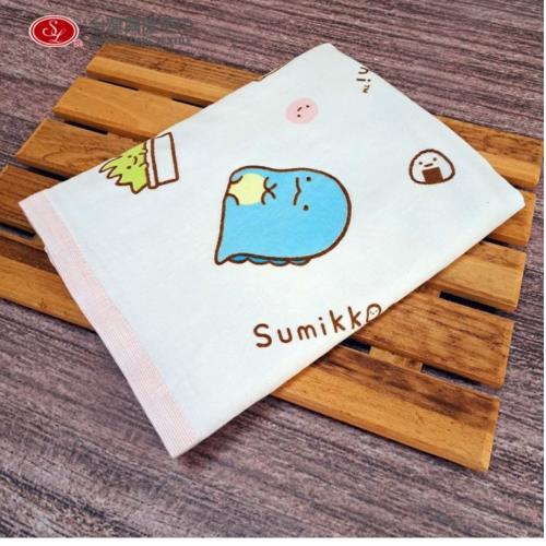 【台灣興隆毛巾】露營篇-角落生物小夥伴印花紗布浴巾(單條浴巾組/多色可選) 正版授權
