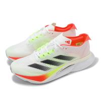 adidas 慢跑鞋 Adizero Boston 12 男鞋 女鞋 白 黑 輕量 馬拉松 路跑 鞋 愛迪達 JQ2552