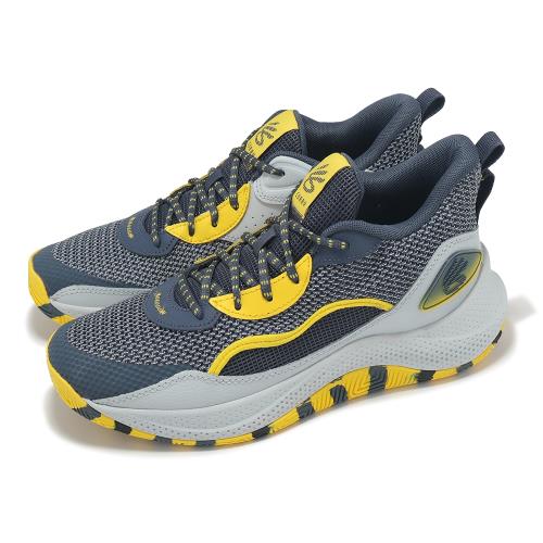 Under Armour 籃球鞋 Curry 3Z 24 男鞋 藍 黃 緩衝 輕量 咖哩子系列 運動鞋 UA 3027626044