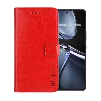 IN7 瘋馬紋 ASUS Zenfone 12 Ultra (6.78吋) 錢包式 磁扣側掀PU皮套 吊飾孔 手機皮套保護殼