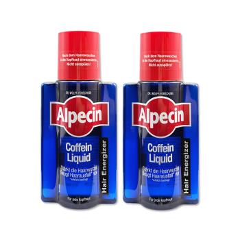 (2瓶超值組)德國Alpecin-免沖洗養護調理頭皮強健髮根咖啡因頭髮液200ml/藍瓶(男士調理頭皮修護液,滋養毛髮去味精華液,0矽靈全髮質適用)
