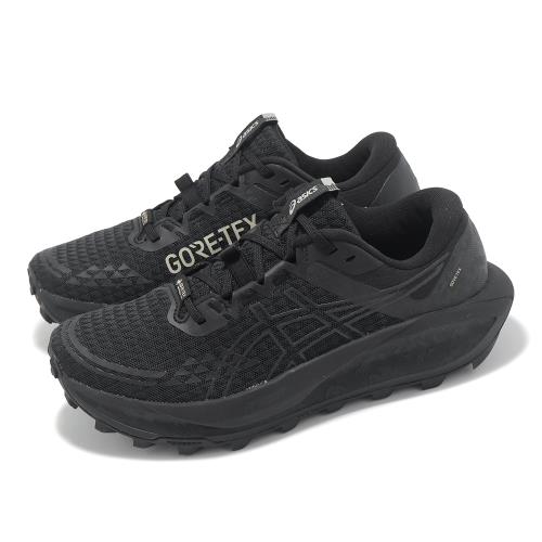 Asics 越野跑鞋 GEL-Trabuco 13 GTX 女鞋 黑 防水 緩衝 抓地 戶外 運動鞋 亞瑟士 1012B767002