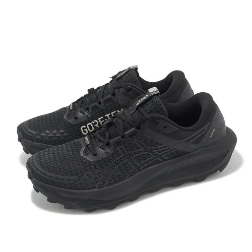 Asics 越野跑鞋 GEL-Trabuco 13 GTX 男鞋 黑 防水 抓地 緩衝 戶外 運動鞋 亞瑟士 1011B978002