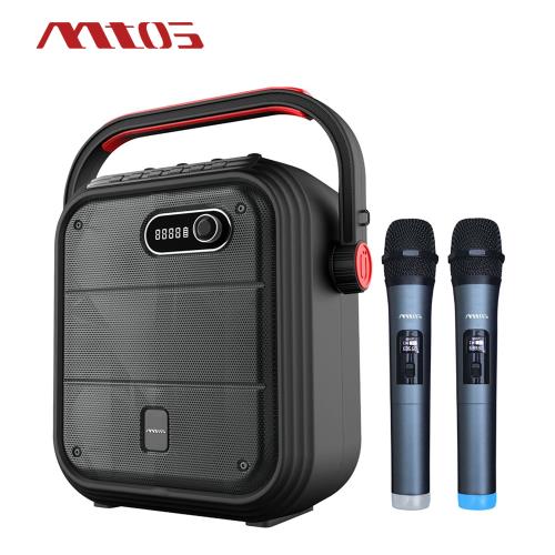 mtos便攜式行動藍牙KTV雙人歡唱音箱K93